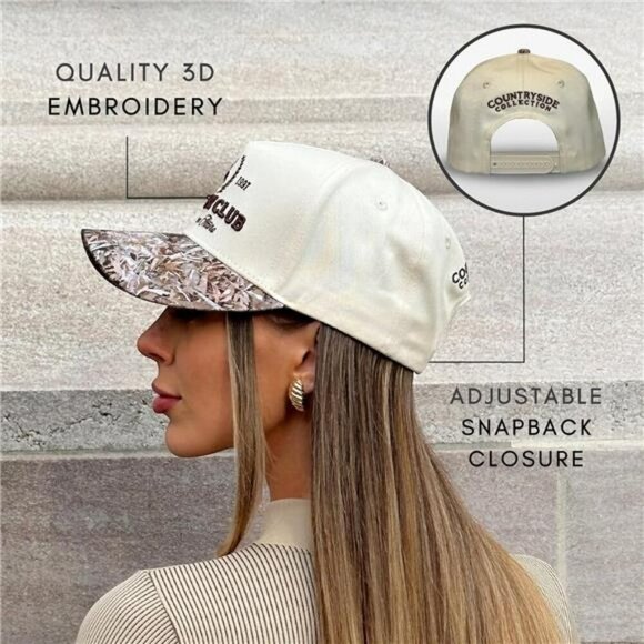 Vintage Trucker Hat Snapback Cowboy Country Western Cap Men Women Retro Cute - Picture 6 of 7